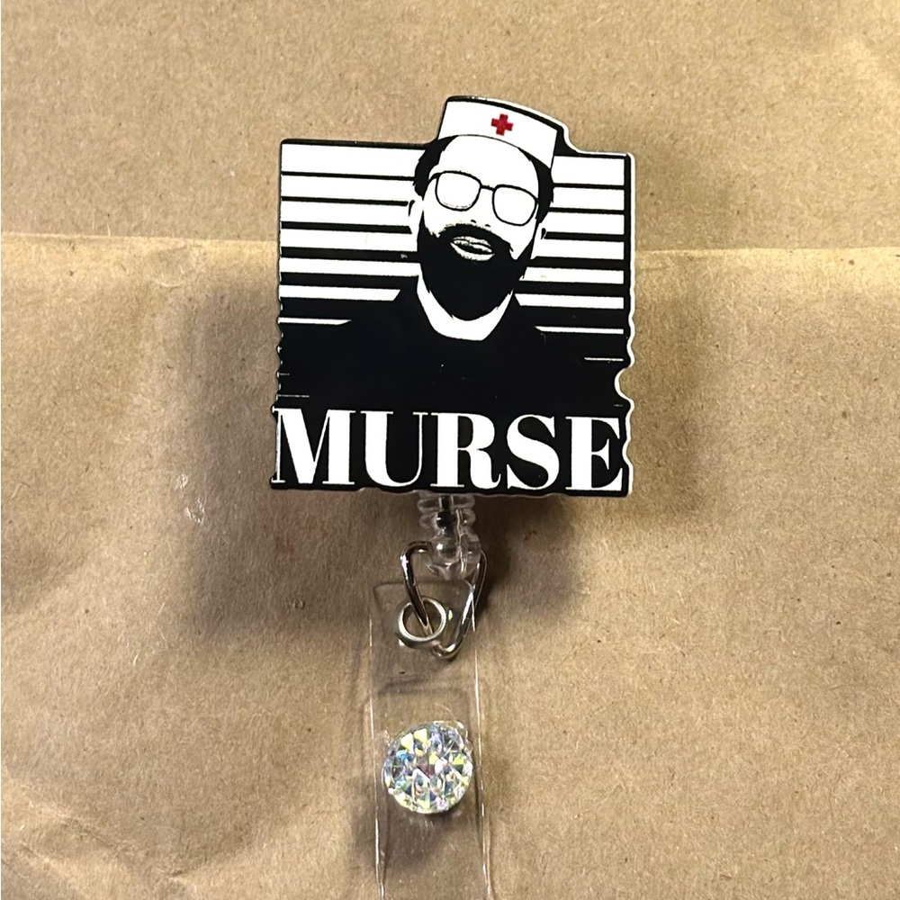 Murse Nurse Badge Reel